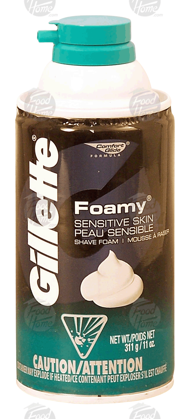 Gillette Foamy shaving cream for sensitive skin Full-Size Picture